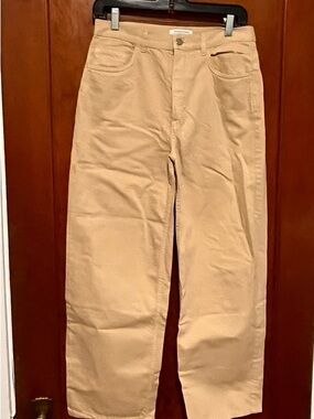 & Other Stories Cream Cotton Pants